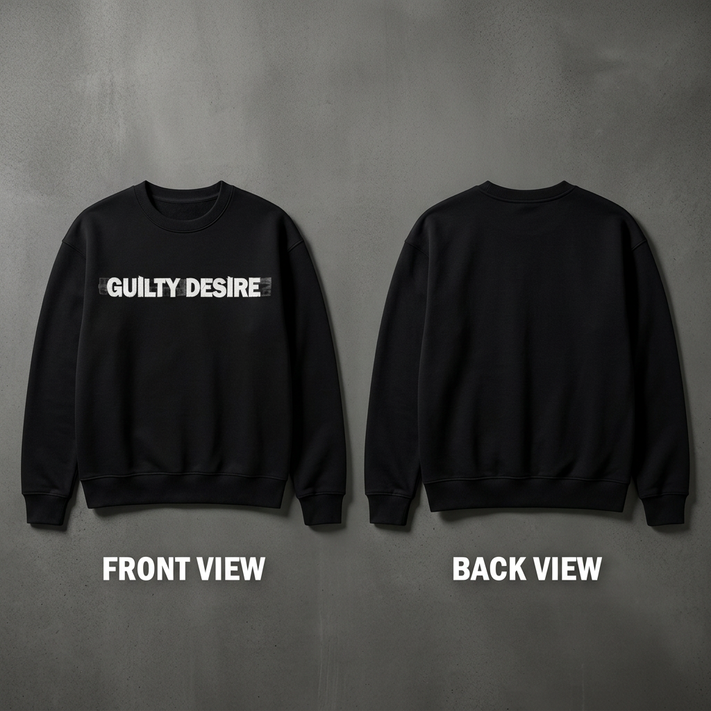 Classic Sweatshirt — Black - Guilty Desire Shop