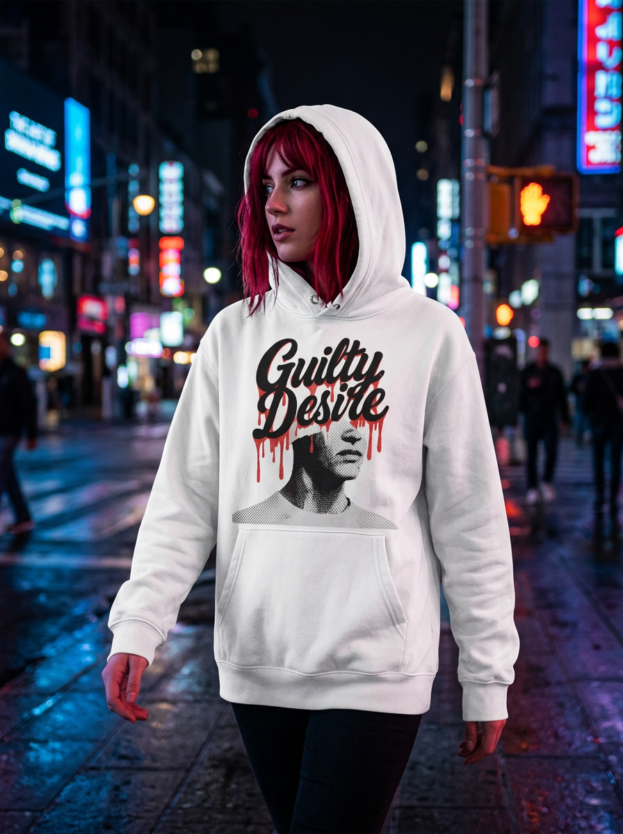 Signature Hoodie — White - Guilty Desire Shop