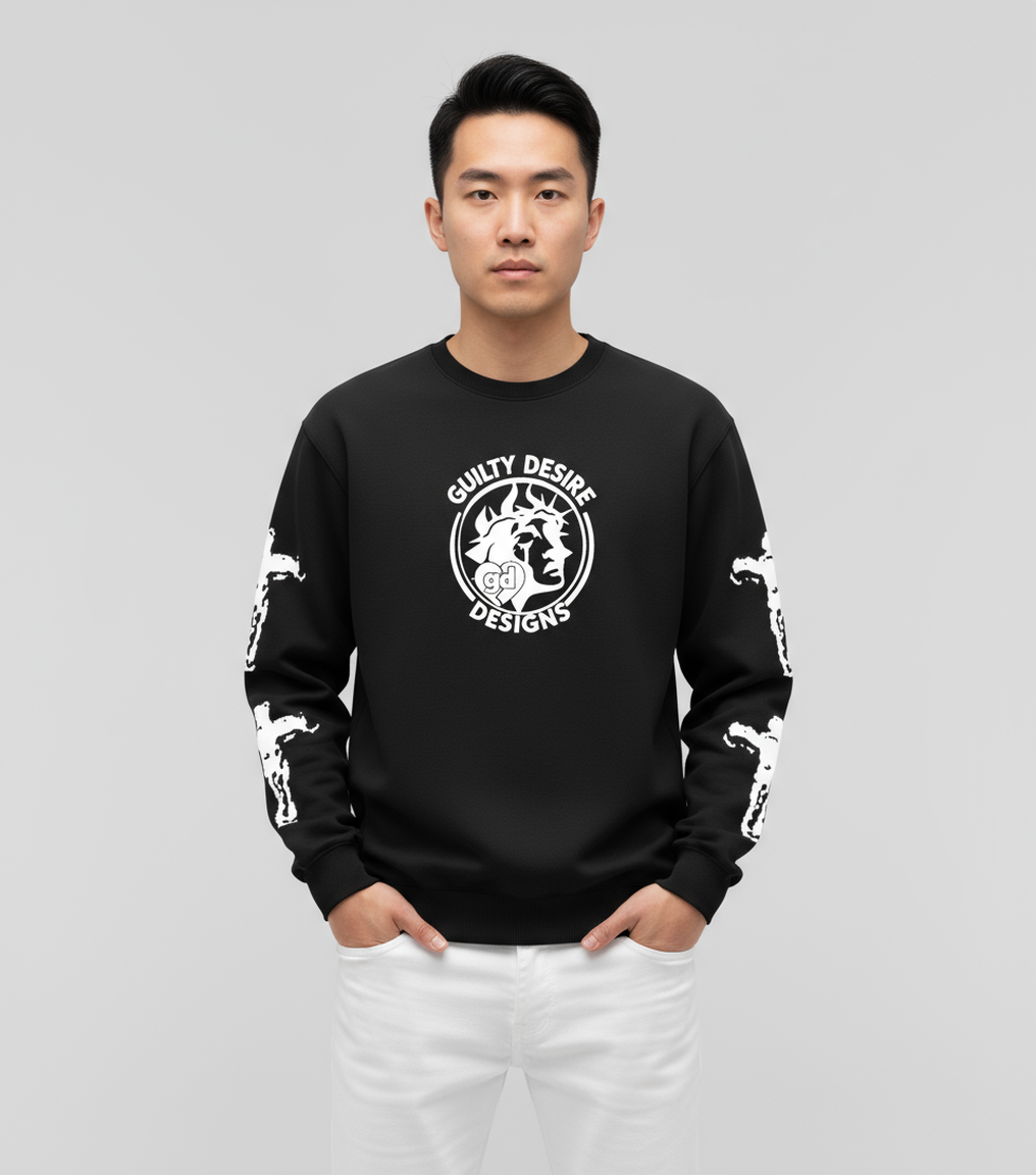Logo Sweatshirt — Black - Guilty Desire Shop