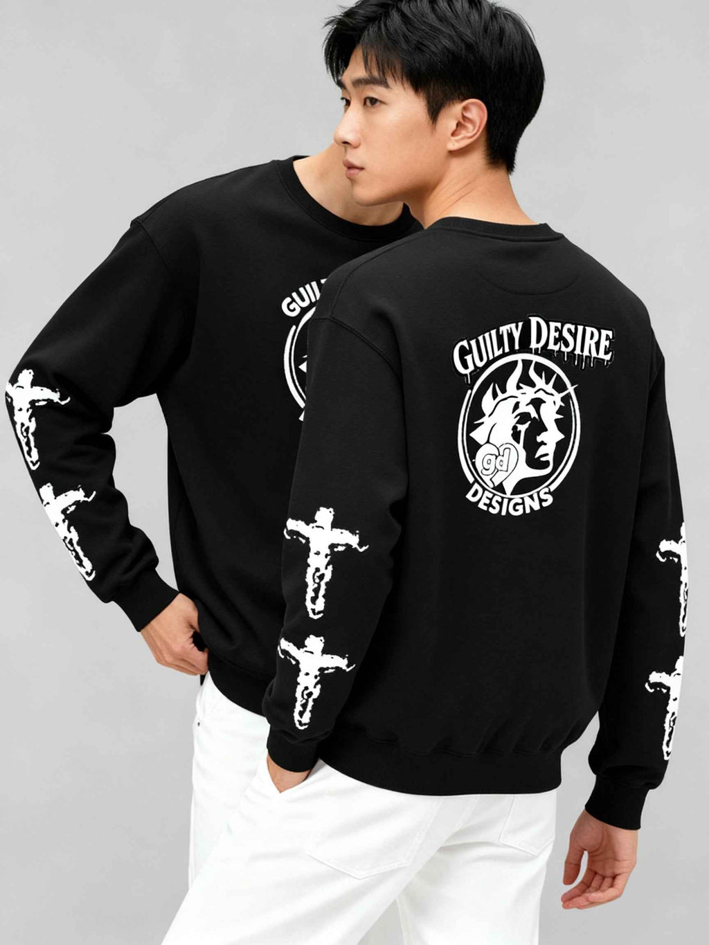 Logo Sweatshirt — Black