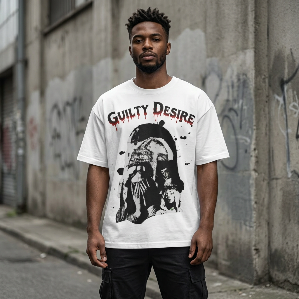 Essential White Tee - Premium Comfortable T-Shirt for Everyday Wear - Guilty Desire Shop