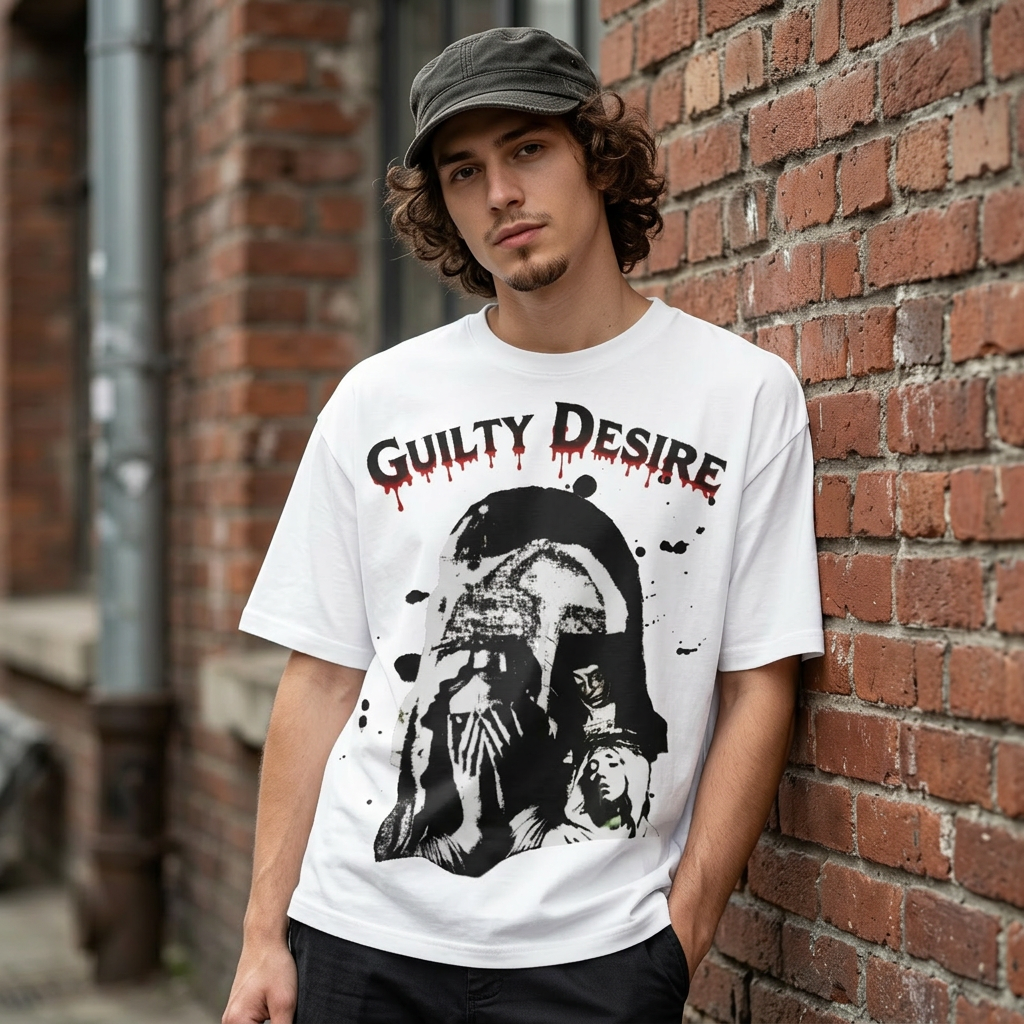 Essential White Tee - Premium Comfortable T-Shirt for Everyday Wear - Guilty Desire Shop