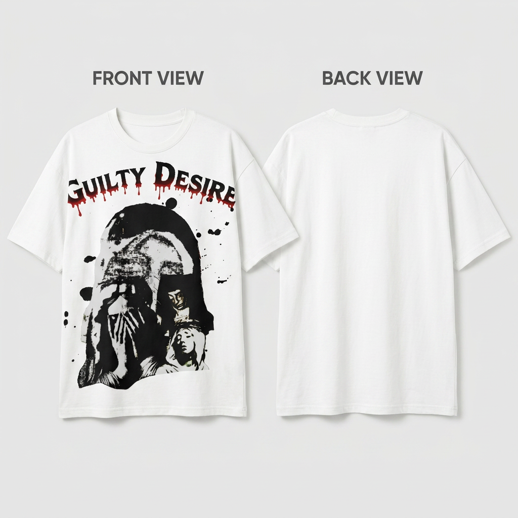 Essential White Tee - Premium Comfortable T-Shirt for Everyday Wear - Guilty Desire Shop