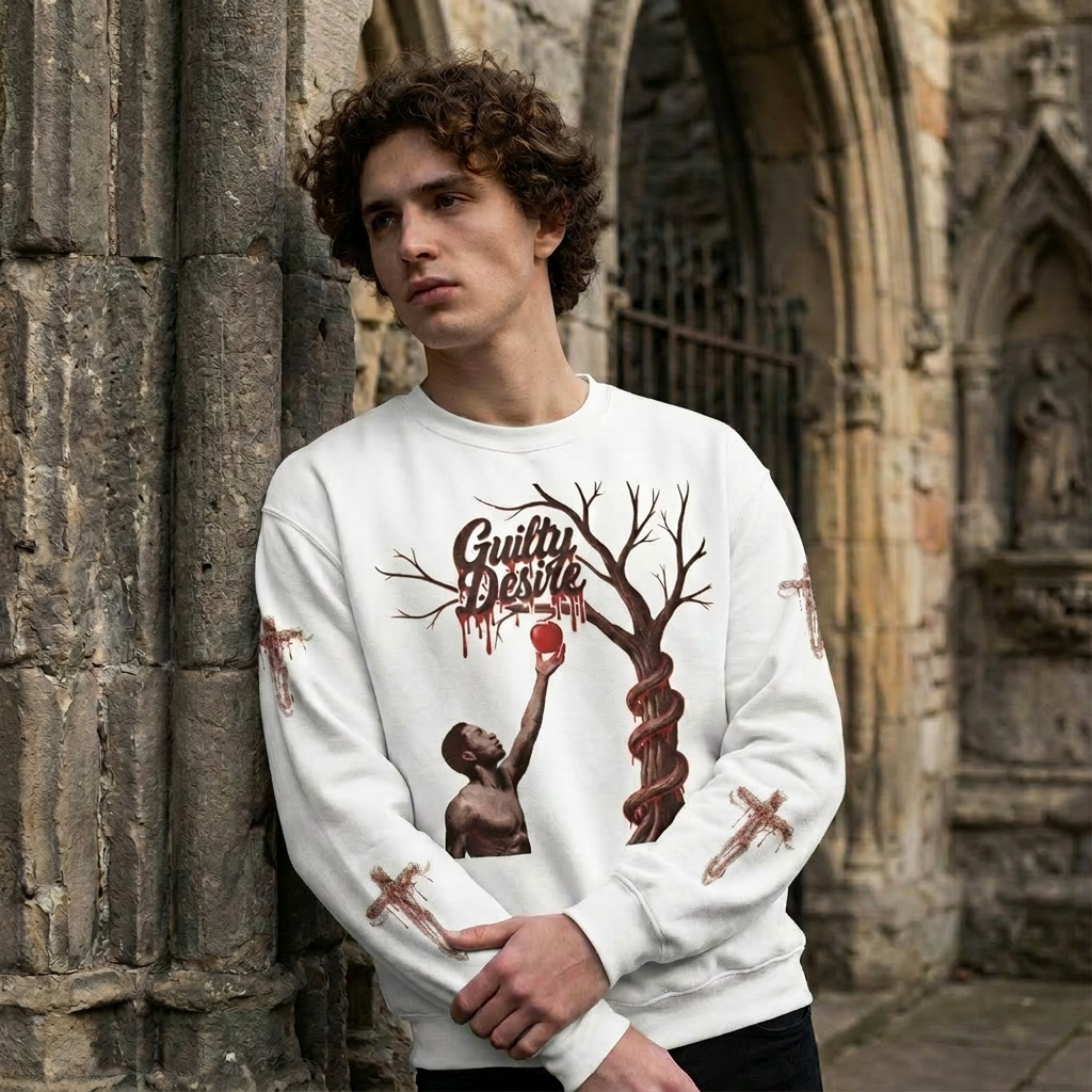 Classic Sweatshirt — White - Guilty Desire Shop