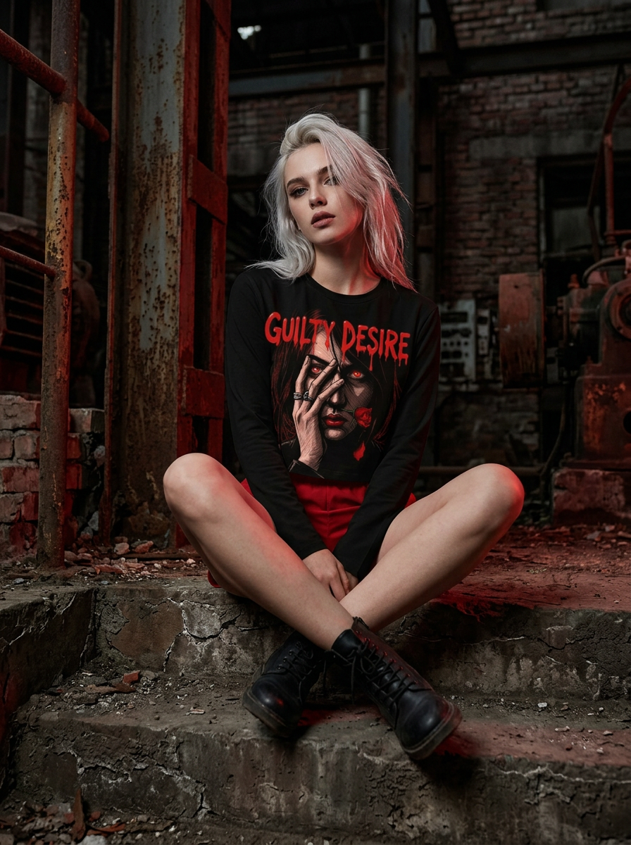 Sleek Edition Crop Top, Long Sleeve — Black - Guilty Desire Shop