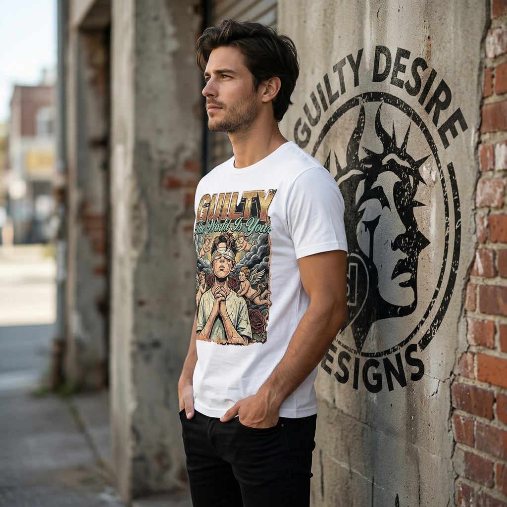 Graphic Tee — White - Guilty Desire Shop
