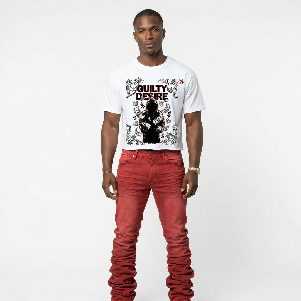 Money Graphic Tee — White - Guilty Desire Shop