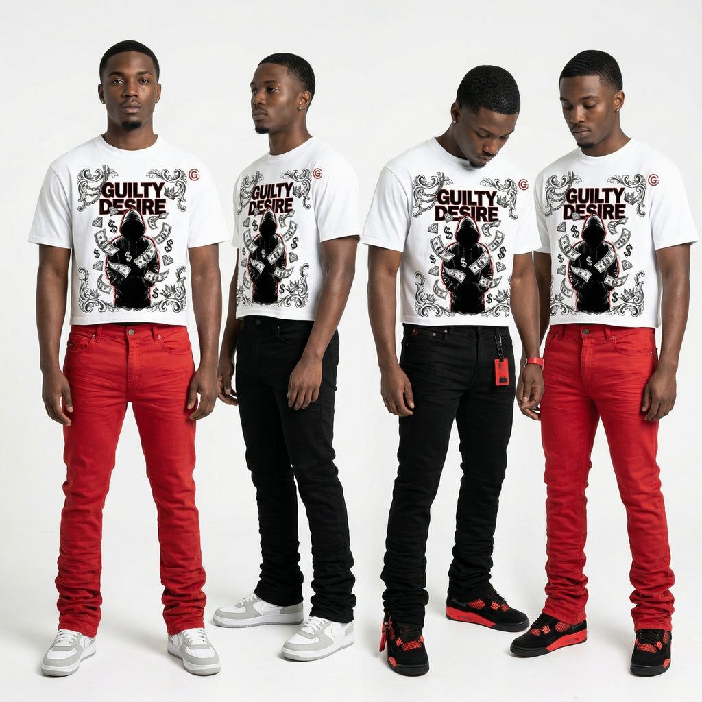 Money Graphic Tee — White - Guilty Desire Shop