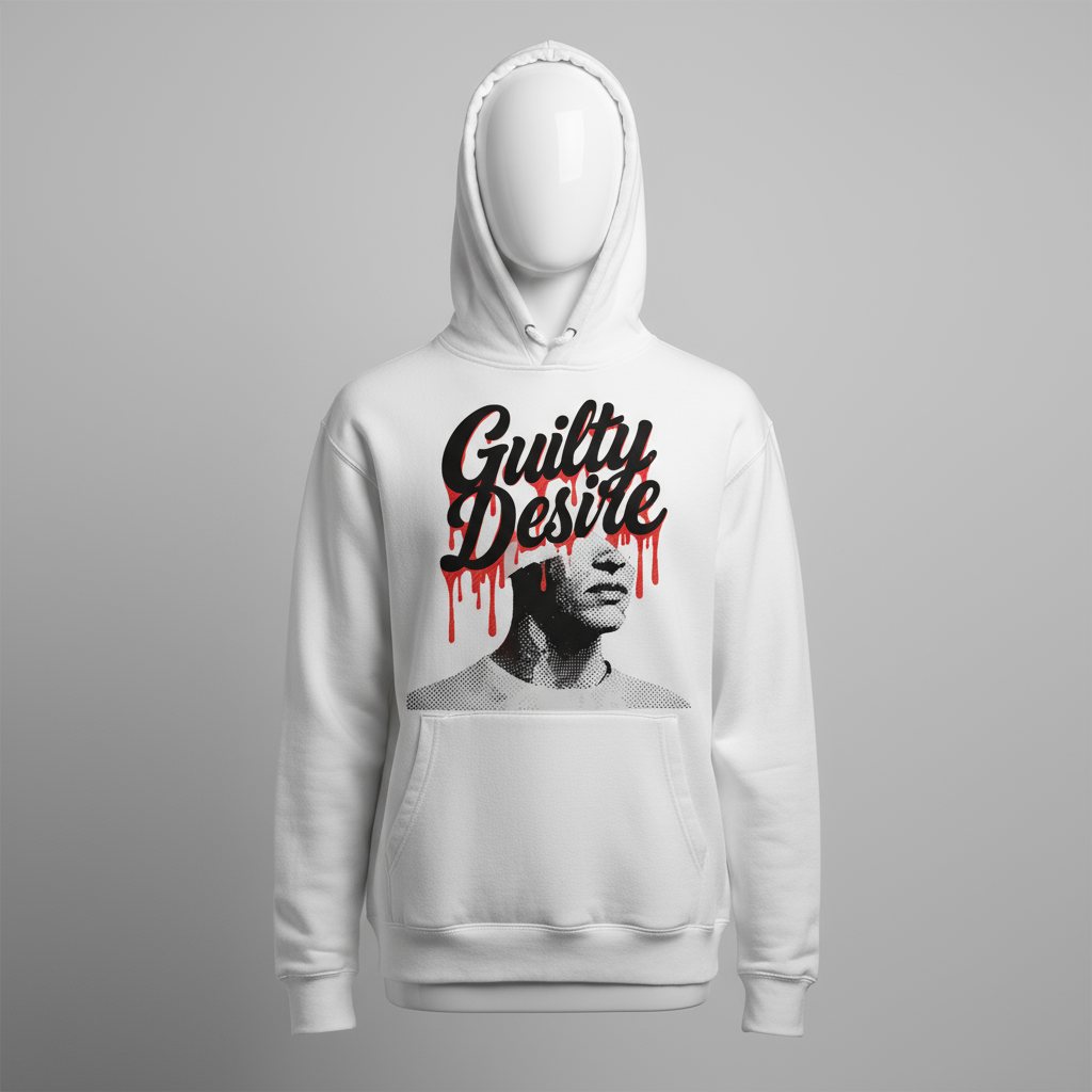 Signature Hoodie — White - Guilty Desire Shop