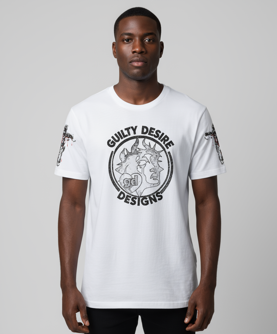 Short Sleeve Tee — White - Guilty Desire Shop