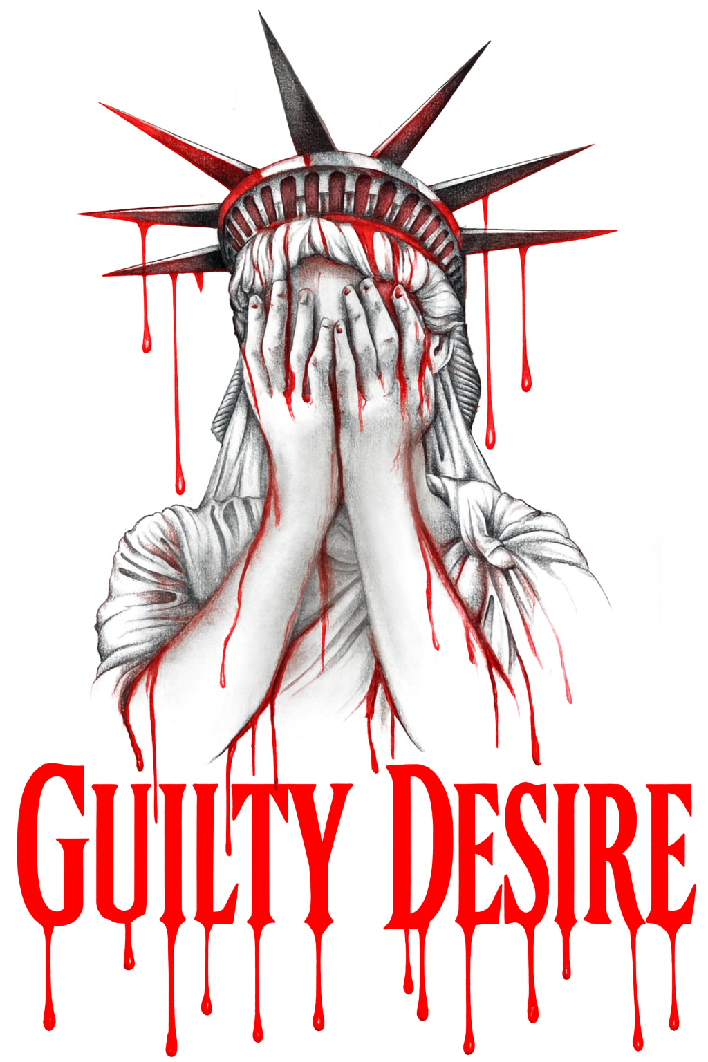 Pullover Hoodie — White - Guilty Desire Shop
