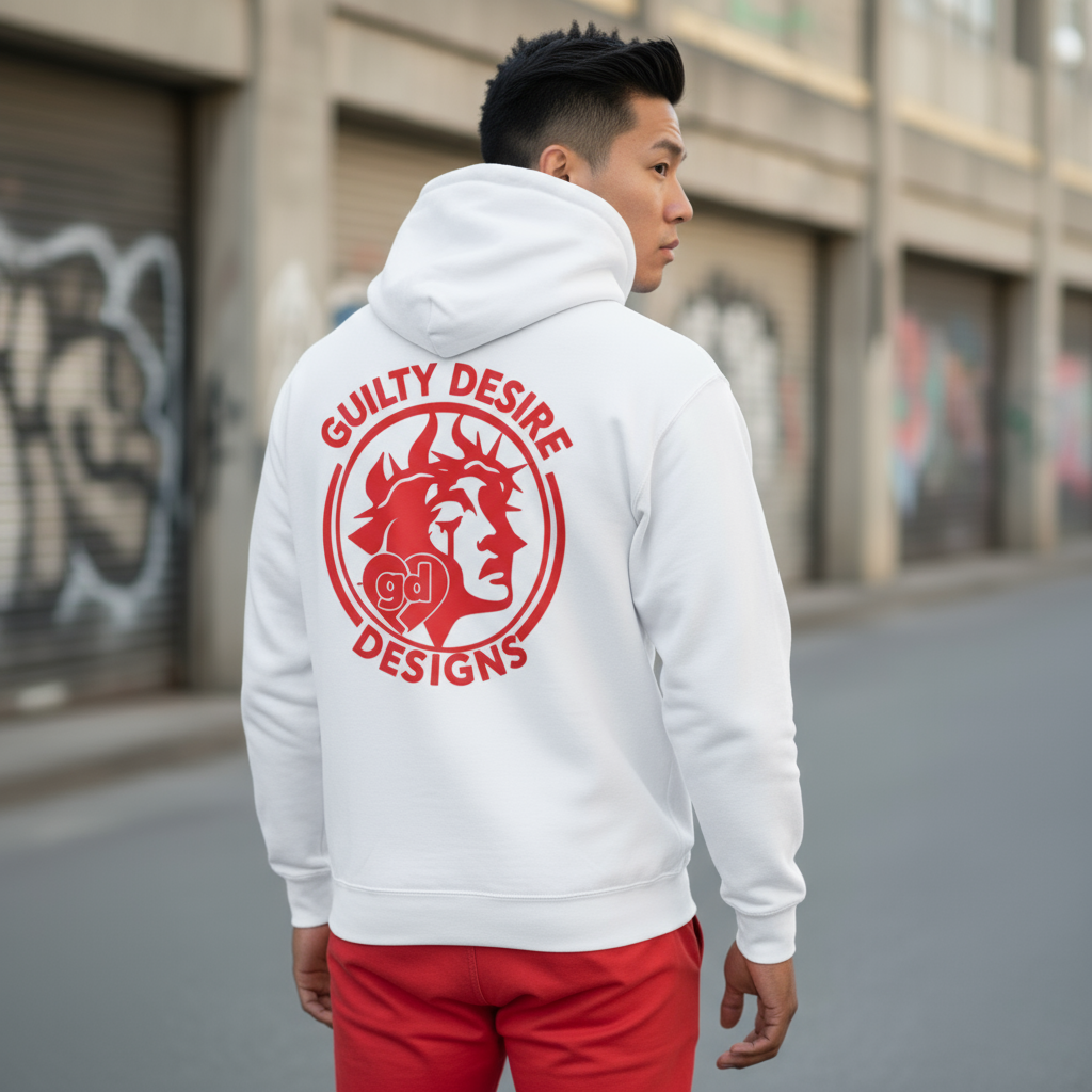 Classic Hoodie — White - Guilty Desire Shop